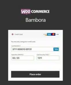 Woocommerce bambora - EspacePlugins - Gpl plugins cheap