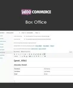 Woocommerce box office - EspacePlugins - Gpl plugins cheap