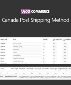 Woocommerce canada post shipping method - EspacePlugins - Gpl plugins cheap
