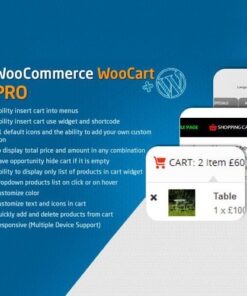 Woocommerce cart woocart pro - EspacePlugins - Gpl plugins cheap