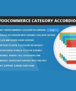 Woocommerce category accordion - EspacePlugins - Gpl plugins cheap