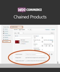 Woocommerce chained products - EspacePlugins - Gpl plugins cheap