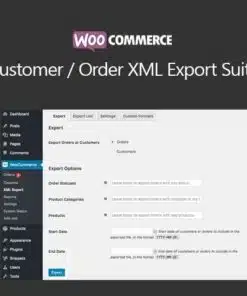 Woocommerce customer order xml export suite - EspacePlugins - Gpl plugins cheap