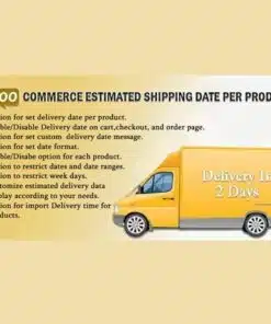 Woocommerce estimated shipping date per product - EspacePlugins - Gpl plugins cheap