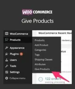 Woocommerce give products - EspacePlugins - Gpl plugins cheap