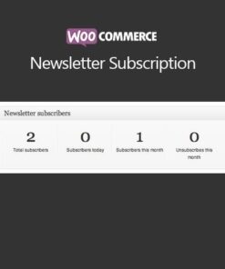 Woocommerce newsletter subscription - EspacePlugins - Gpl plugins cheap