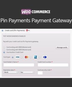 Woocommerce pin payments payment gateway - EspacePlugins - Gpl plugins cheap