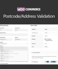 Woocommerce postcode address validation - EspacePlugins - Gpl plugins cheap