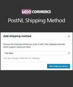 Woocommerce postnl shipping method - EspacePlugins - Gpl plugins cheap