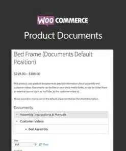 Woocommerce product documents - EspacePlugins - Gpl plugins cheap