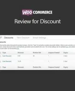 Woocommerce review for discount - EspacePlugins - Gpl plugins cheap