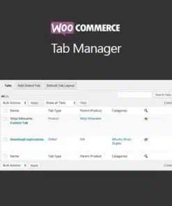 Woocommerce tab manager - EspacePlugins - Gpl plugins cheap