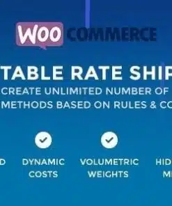 Woocommerce table rate shipping - EspacePlugins - Gpl plugins cheap