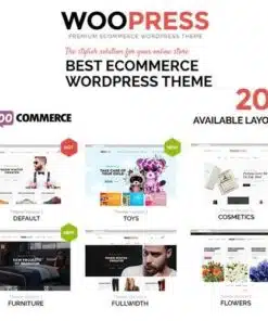 Woopress responsive ecommerce wordpress theme - EspacePlugins - Gpl plugins cheap