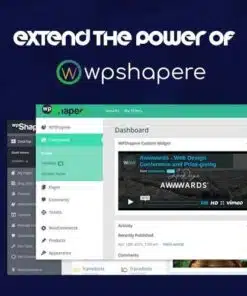 Wordpress admin theme wpshapere - EspacePlugins - Gpl plugins cheap