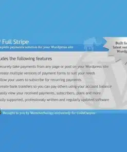 Wp full stripe subscription and payment plugin for wordpress - EspacePlugins - Gpl plugins cheap