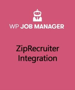 Wp job manager ziprecruiter integration addon - EspacePlugins - Gpl plugins cheap
