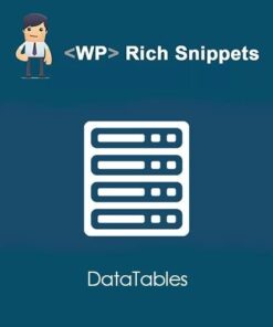 Wp rich snippets datatables - EspacePlugins - Gpl plugins cheap
