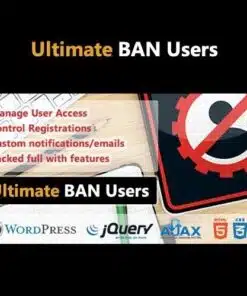 Wp ultimate ban users - EspacePlugins - Gpl plugins cheap