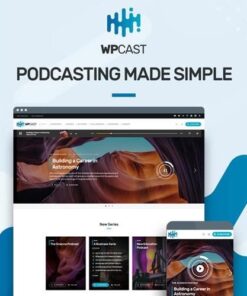 Wpcast audio podcast wordpress theme - EspacePlugins - Gpl plugins cheap