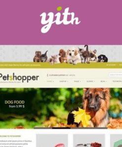 Yith petshopper e commerce theme for pets products - EspacePlugins - Gpl plugins cheap