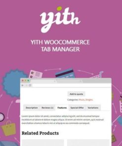 Yith woocommerce tab manager premium - EspacePlugins - Gpl plugins cheap
